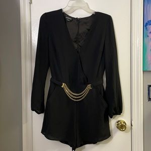 Bebe black romper